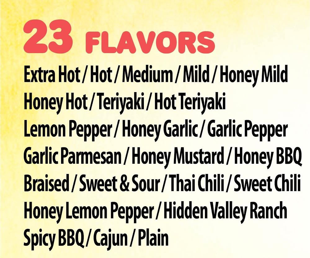 I Love Wings Conyers Menu image 1